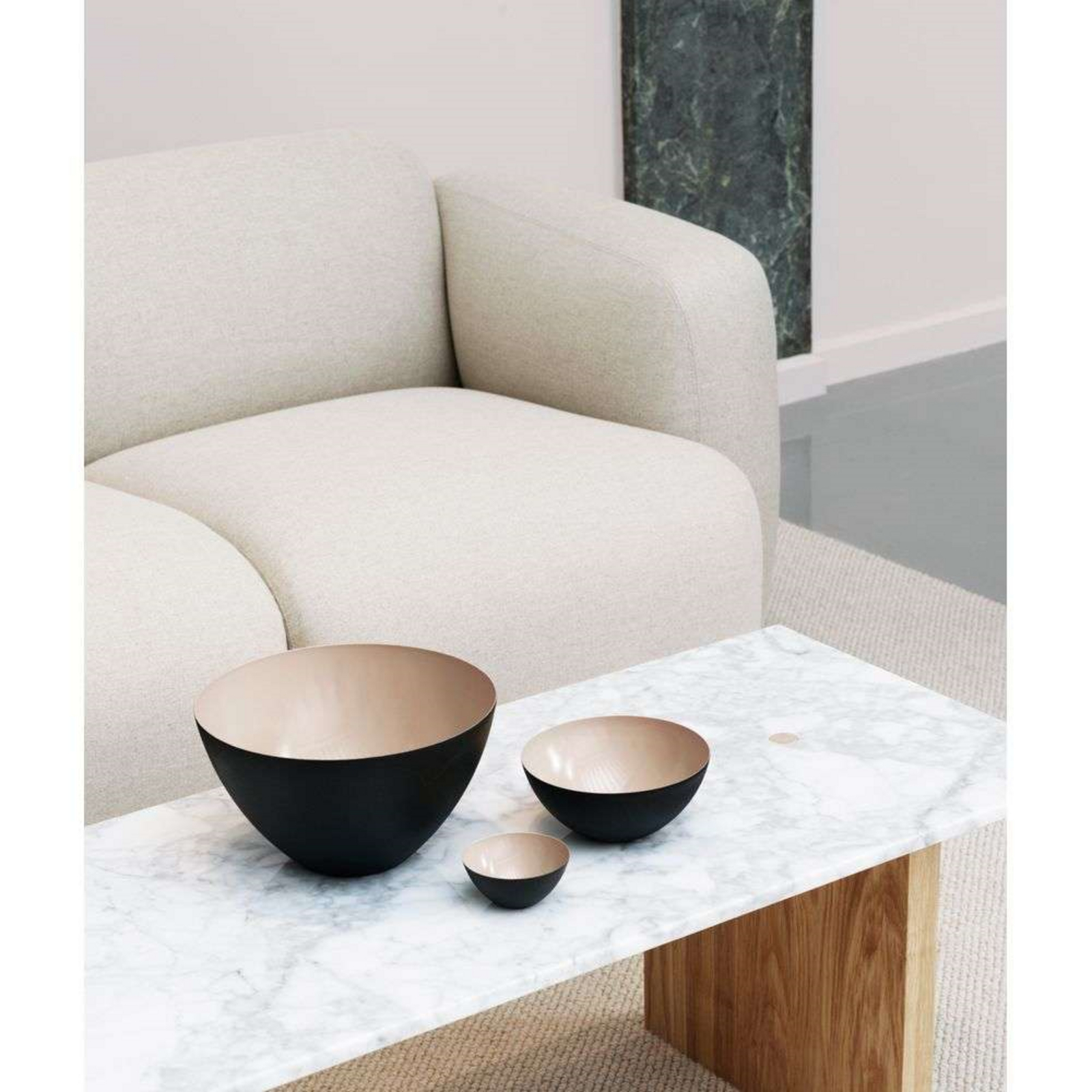 Krenit Bowl Ø16 Sand - Normann Copenhagen