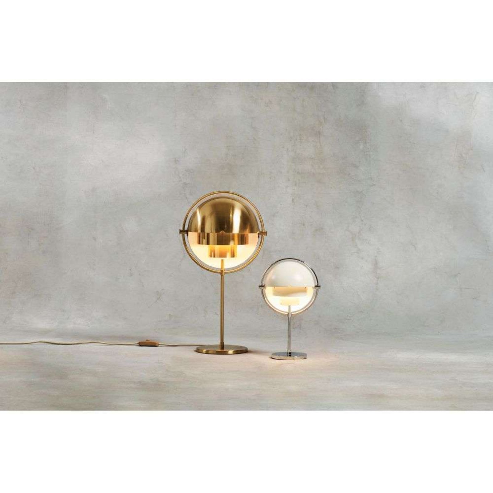 Multi-Lite Portable Bordslampa Black/Brass - GUBI