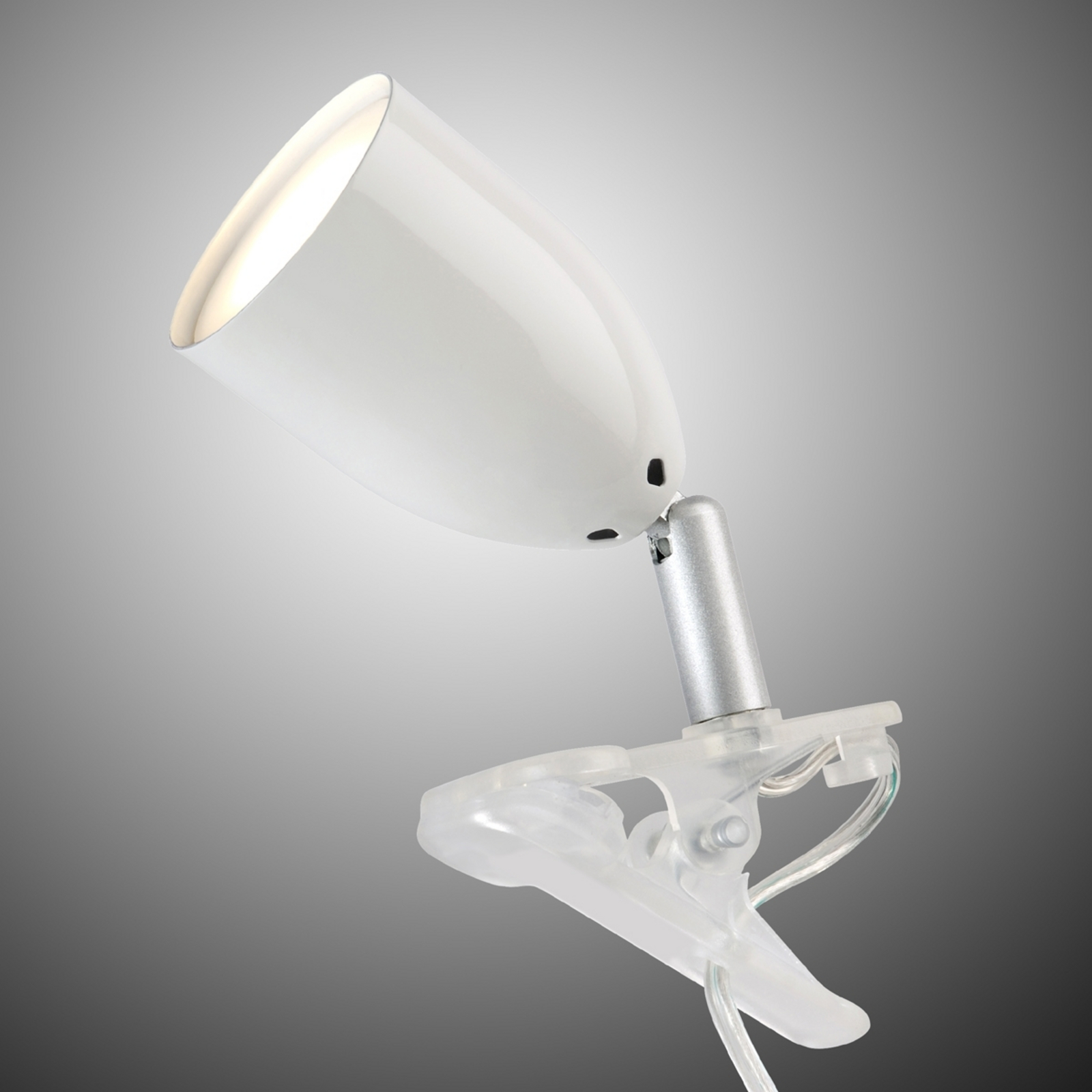 Moderne LED Klemmleuchte LEO