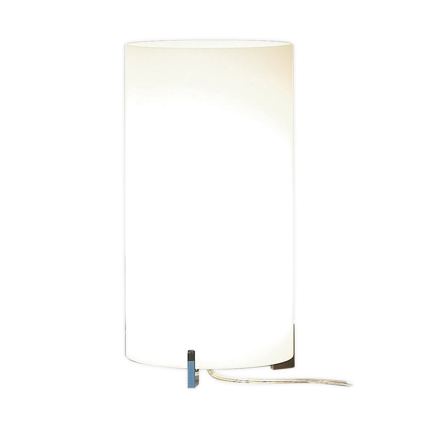 Prandina CPL Small T1 stolní lampa chrom sklo opál