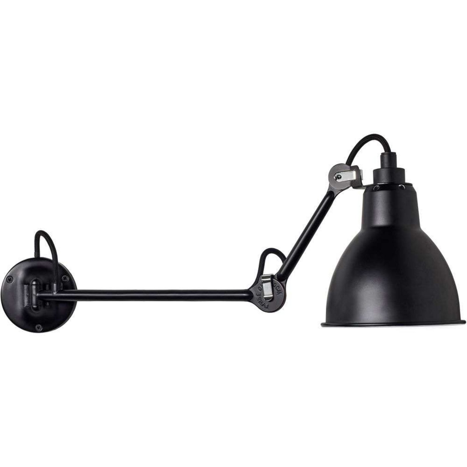 204L40 Aplică de Perete Black - Lampe Gras