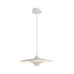 LED hanglamp Rene, wit, Ø 42 cm, metaal