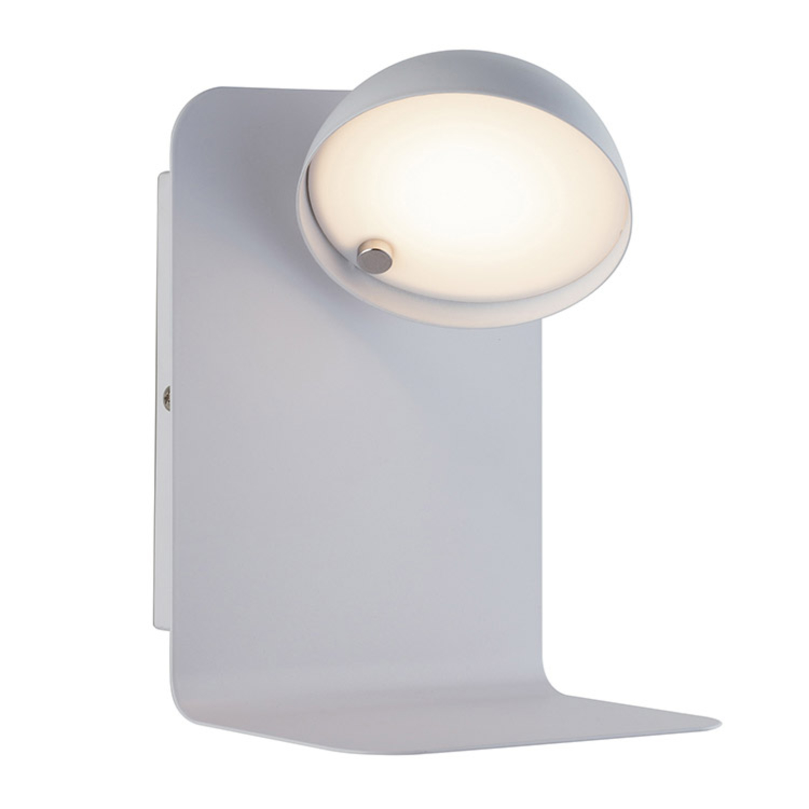 LED-Wandleuchte Boing mit USB-Anschluss und Ablage
