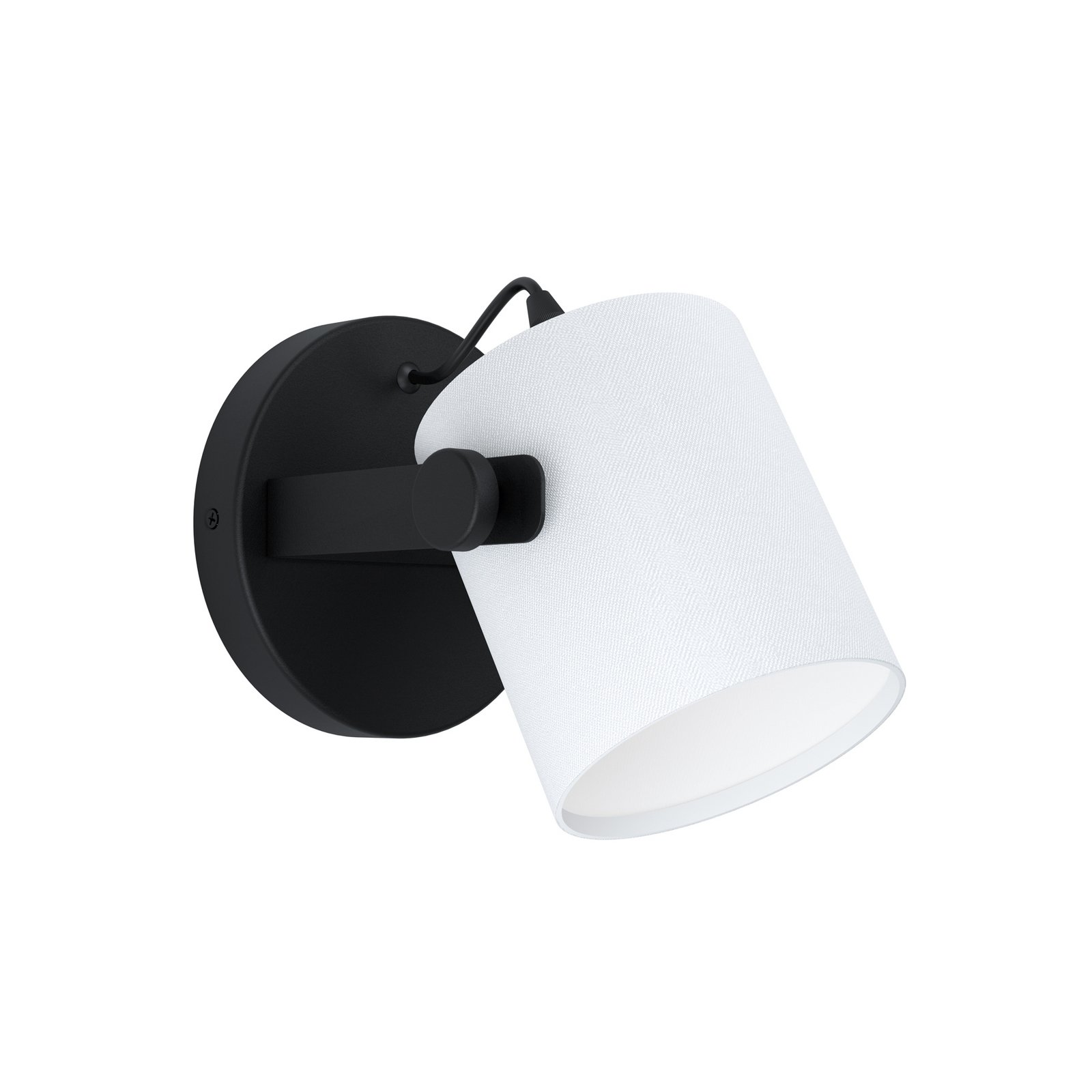 Aplique Hornwood con detalles de madera, blanco