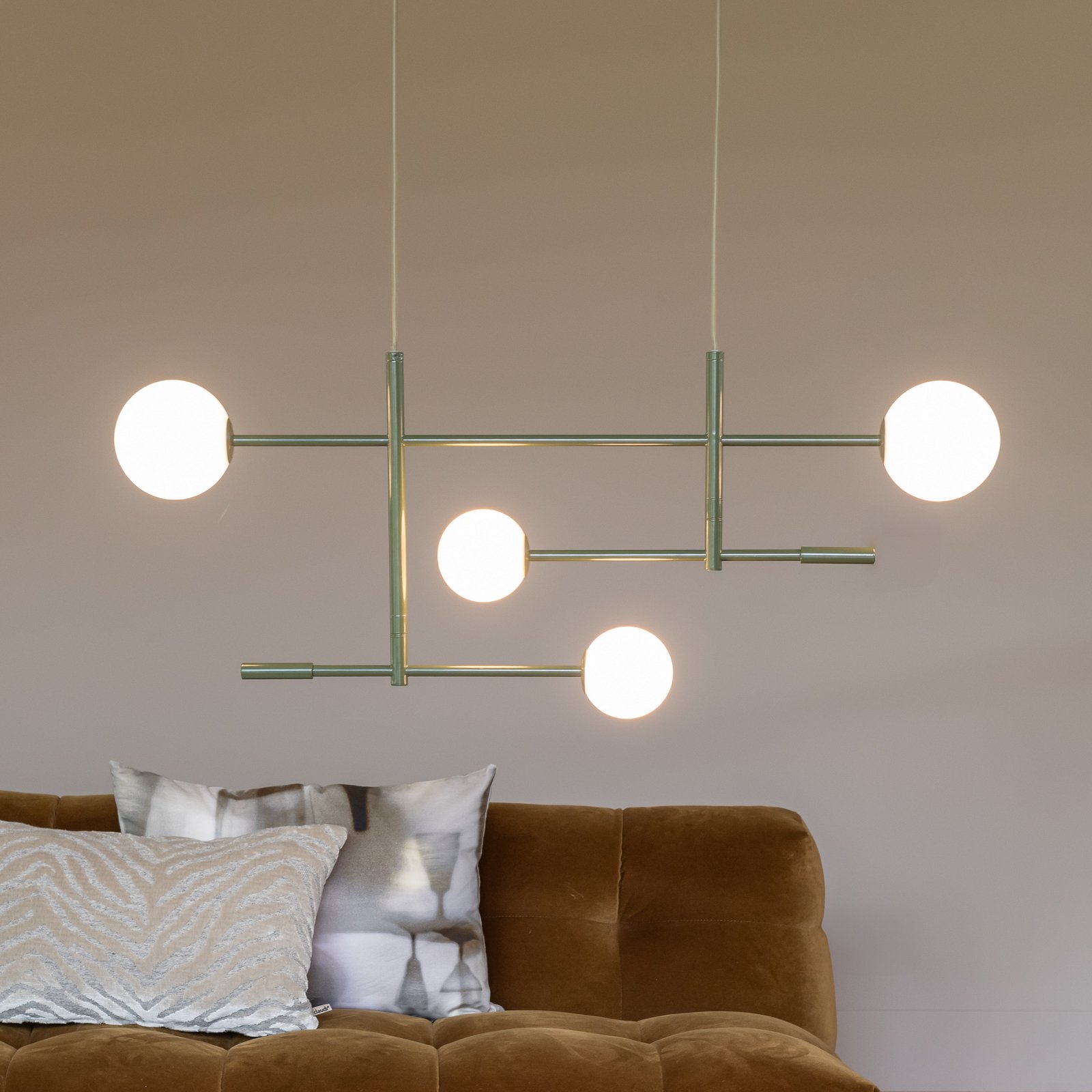 IT'S ABOUT ROMI Copenhagen hanging light, green, glass, rotatable