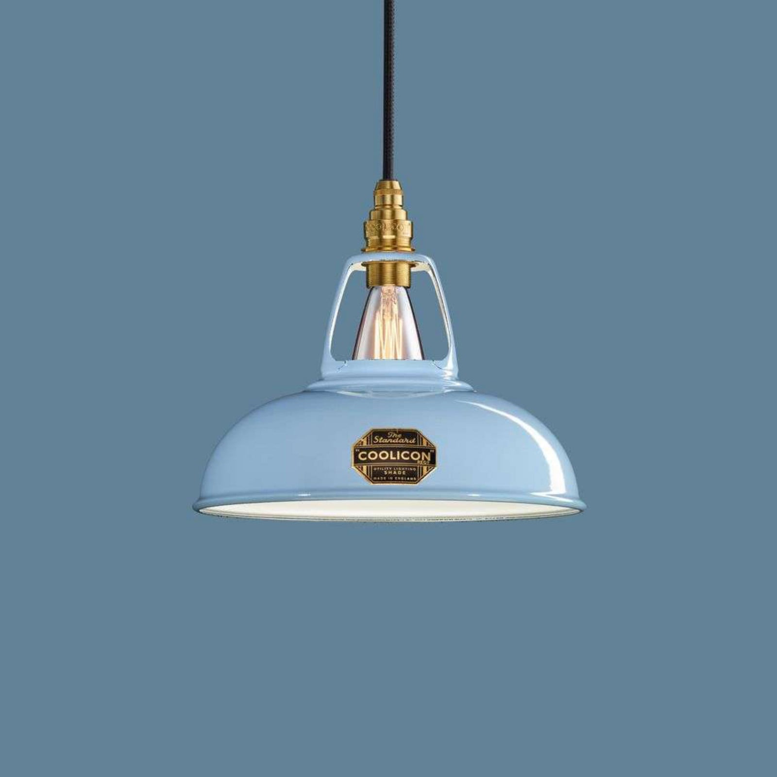 Original 1933 design pendellampe Pale Blue Coolicon - Stue - Metal