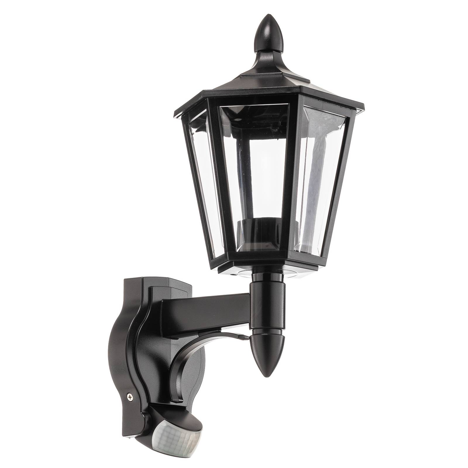 Steinel STEINEL L15 sensor outdoor wall light black, plastic, E27, 60 W, W: 19 cm, H: 41 cm