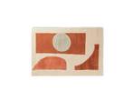 Bloco Tufted Rug Large Blush/Off-White - ferm LIVING