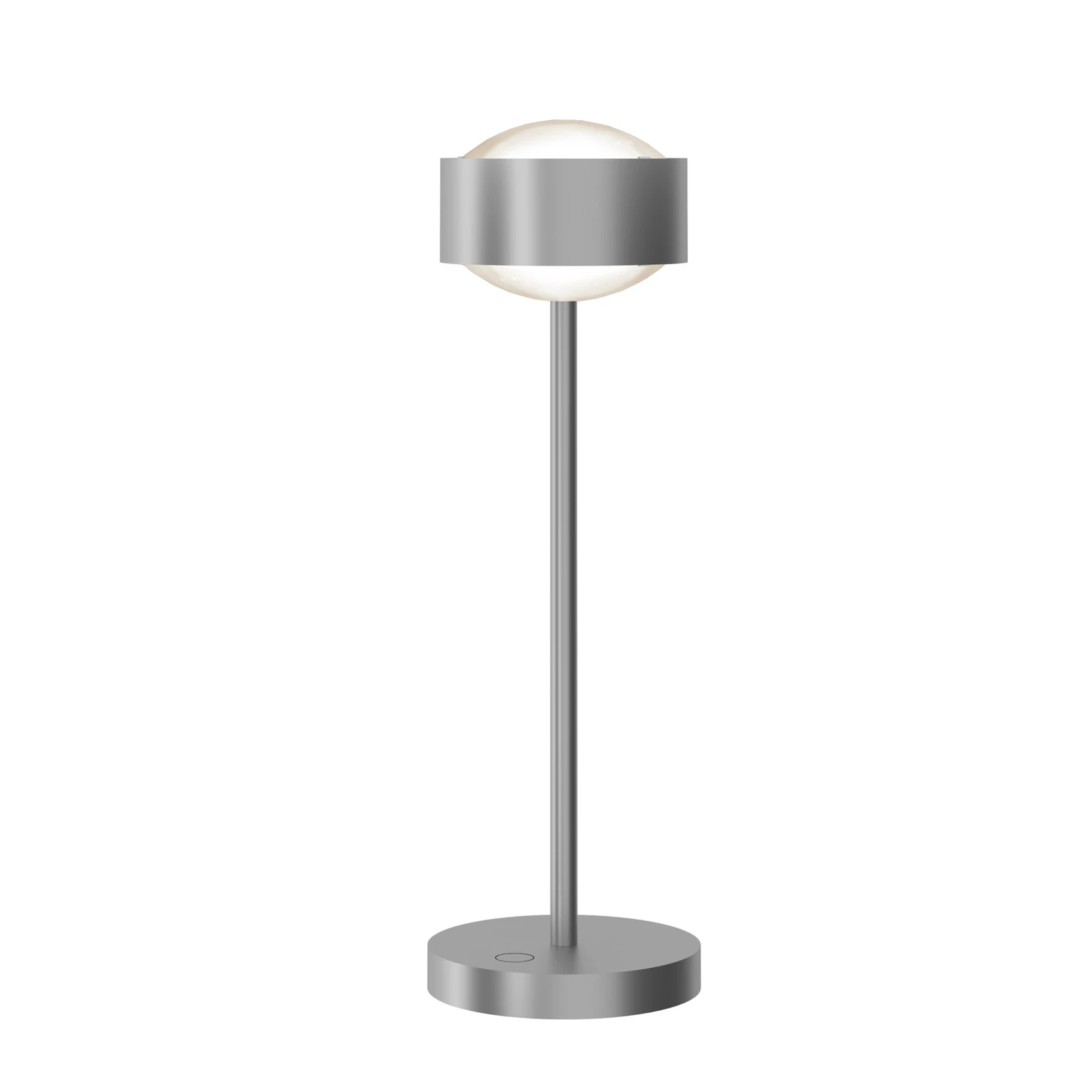 Puk! 120 Eye Table LED, lenzen mat, chroom mat