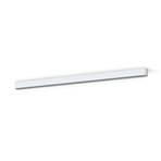 Zachte plafondlamp, 125 x 6 cm, wit, aluminium, G13
