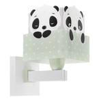 Nástenné svietidlo Dalber Panda so zástrčkou, zelené