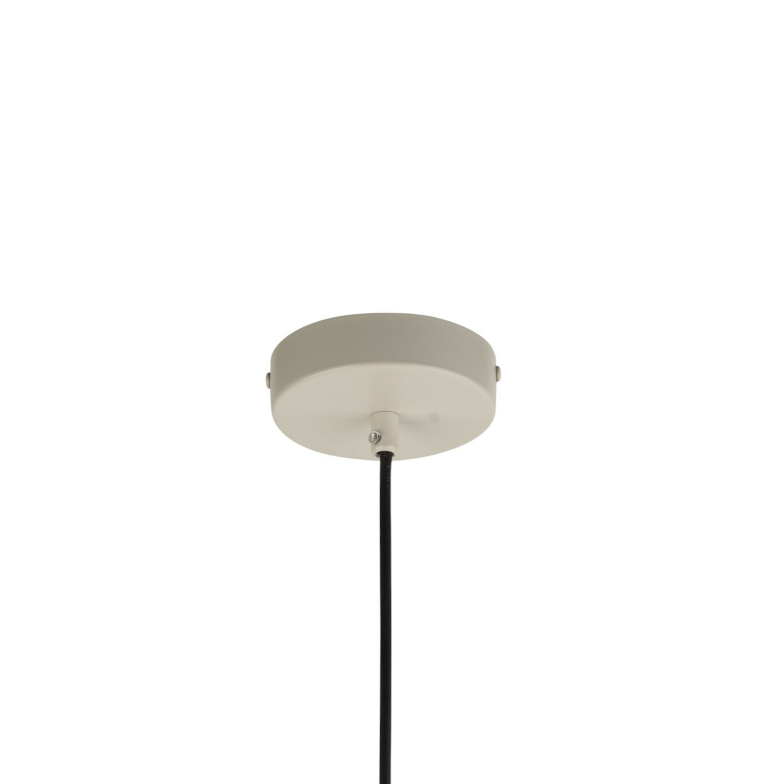 Hängeleuchte Vitrum round, taupe, zylindrisch, Ø 27 cm