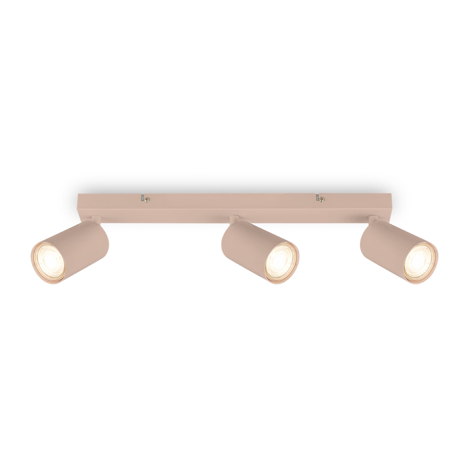 Downlight Tip, beige, 3 luces, metal, GU10, orientable