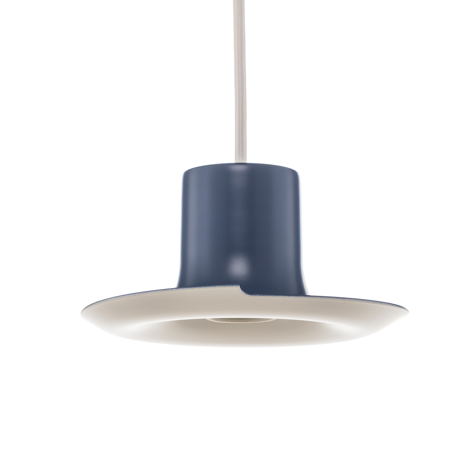 Louis Poulsen PH 5 dizajnérska závesná lampa modrá