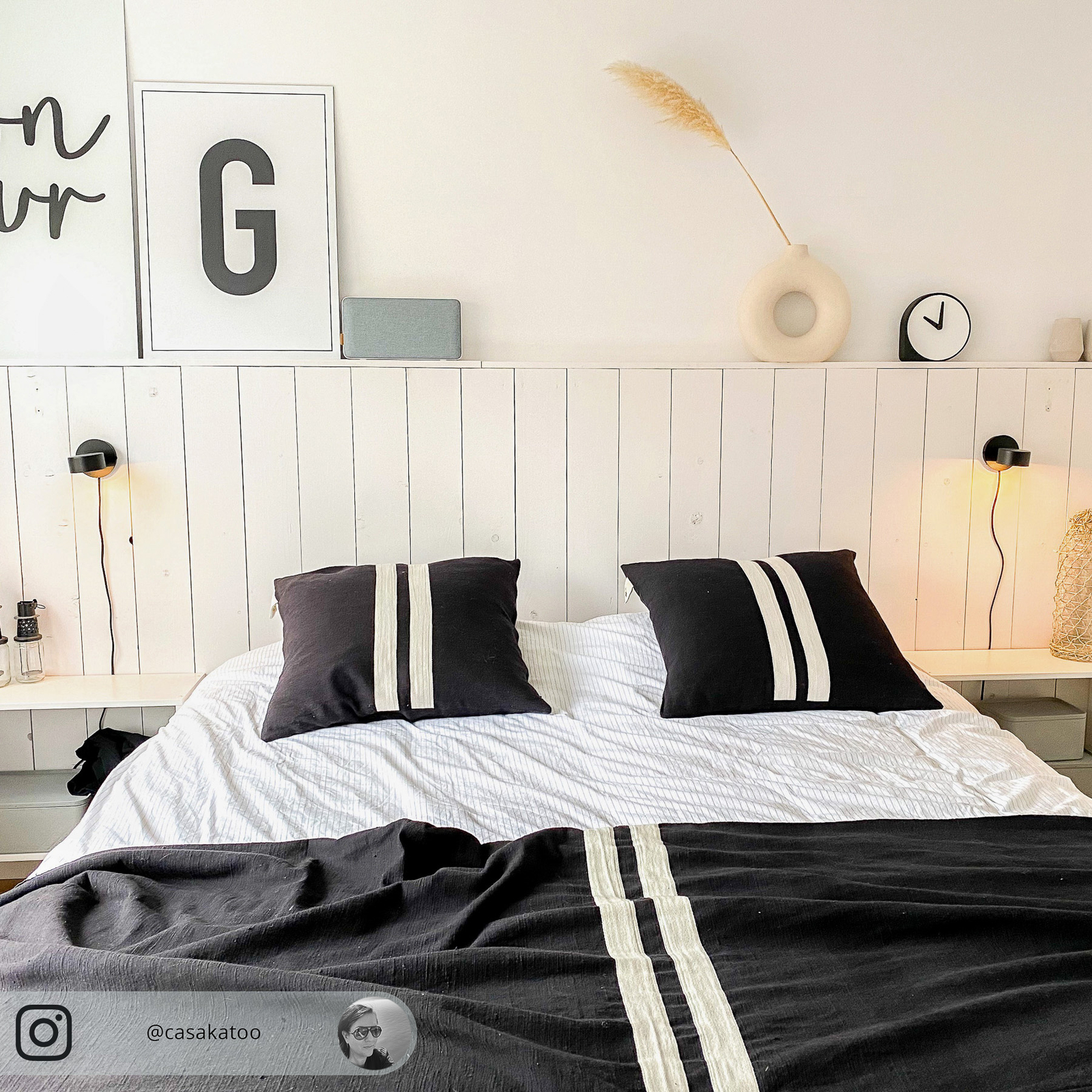 Clyde LED Candeeiro de Parede  Black - Nordlux
