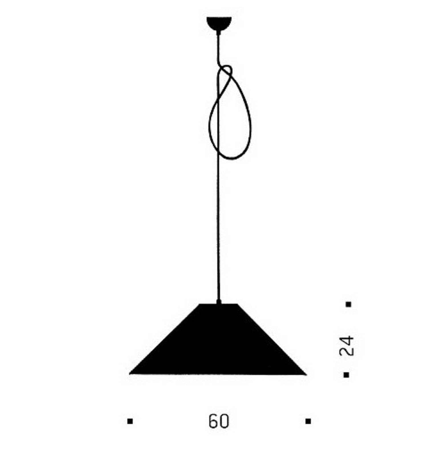 Knitterling 450cm Lustră Pendul - Ingo Maurer