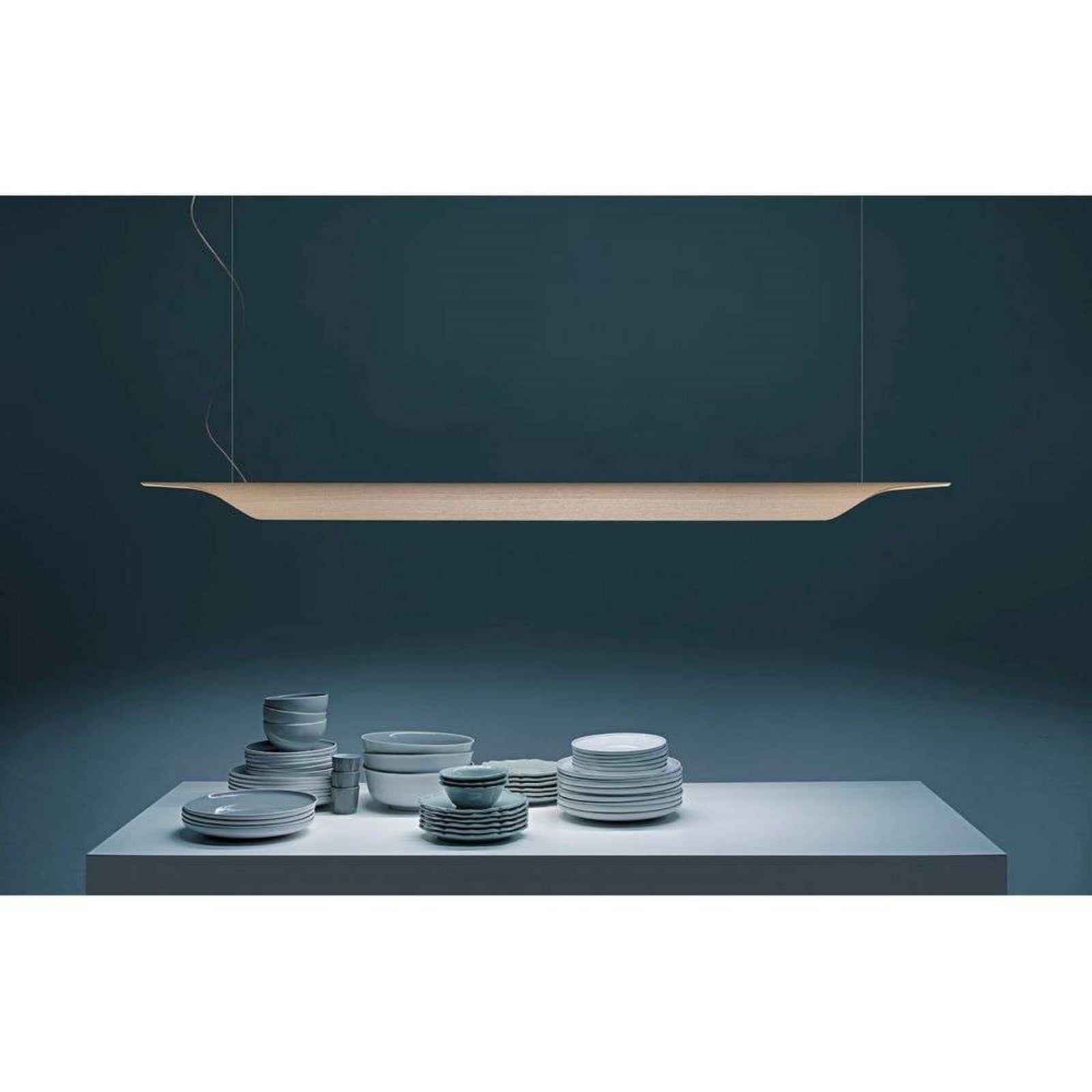 Troag Media LED Pendel My Light Natural Foscarini - Spisestue - Træ