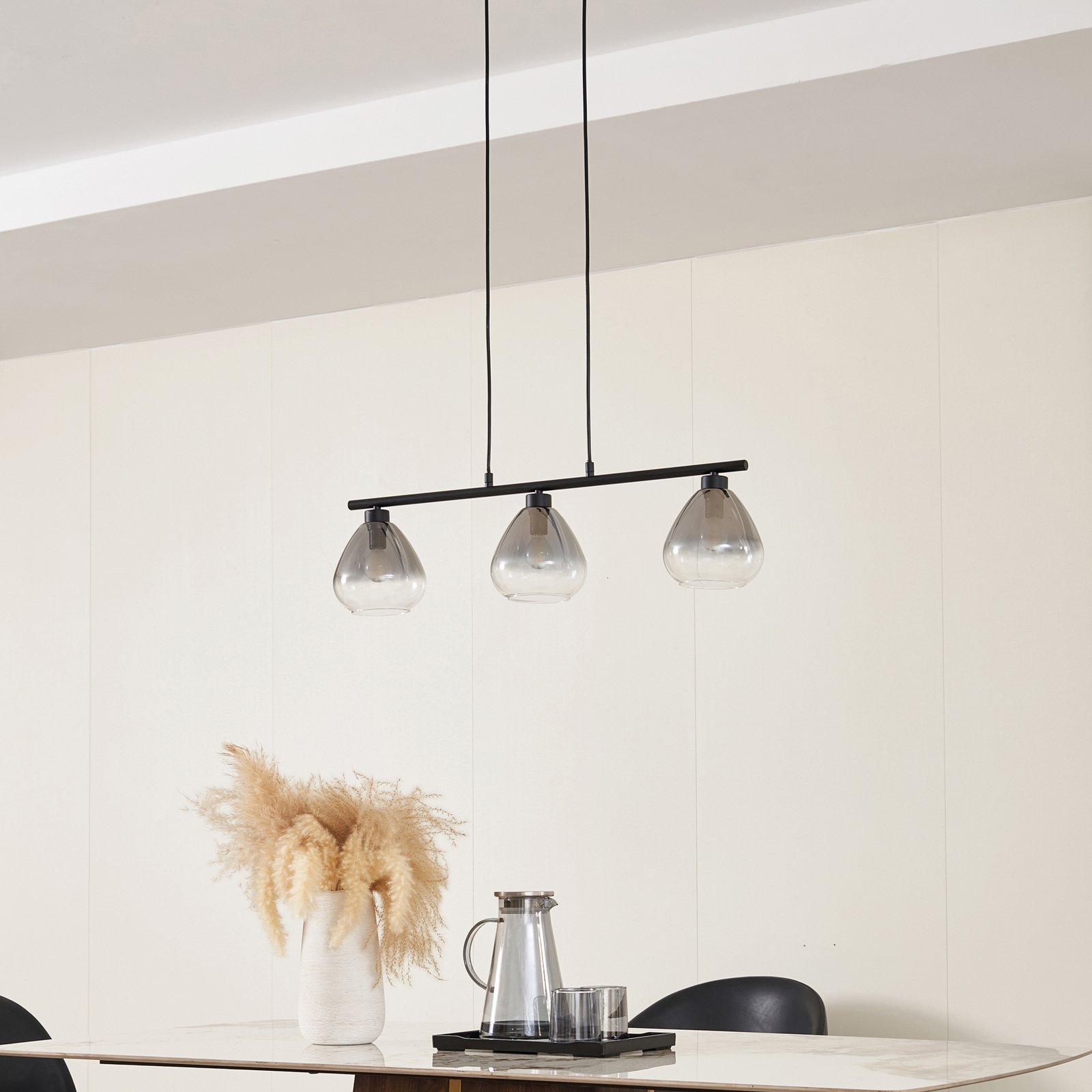 Pendura Suspension Noir/Fumé Gris - Lindby