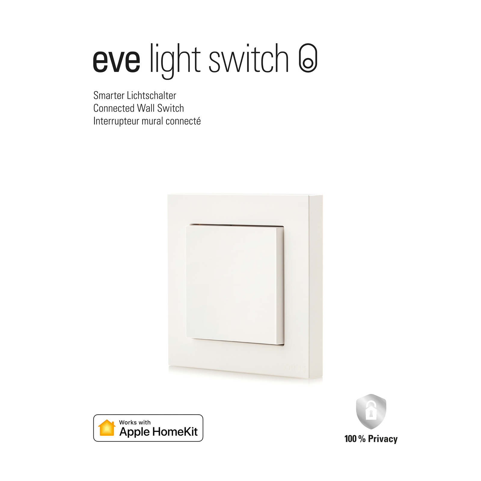 Eve Light Switch Smart Home interrupteur mural
