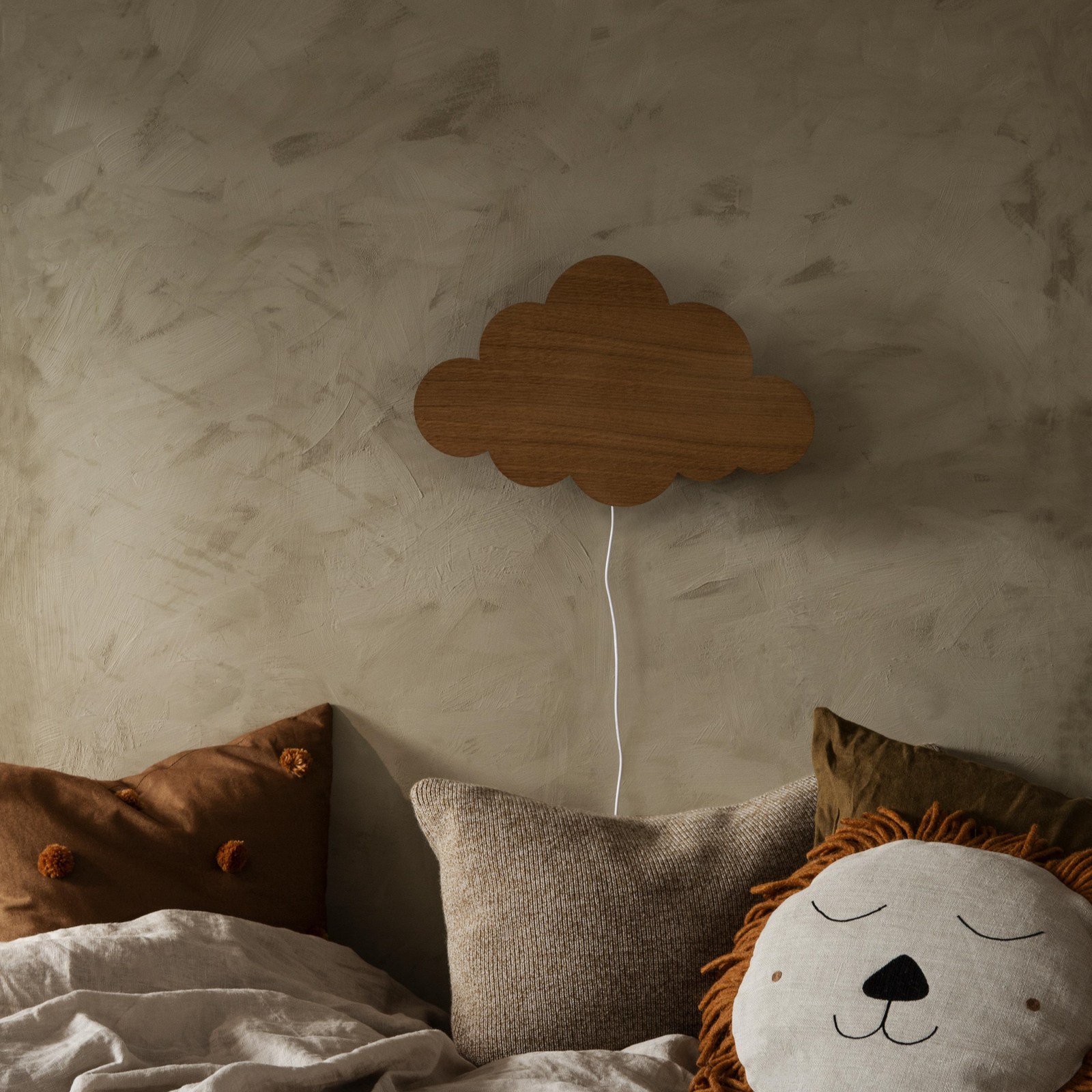 Cloud Vägglampa Oiled Oak - Ferm Living
