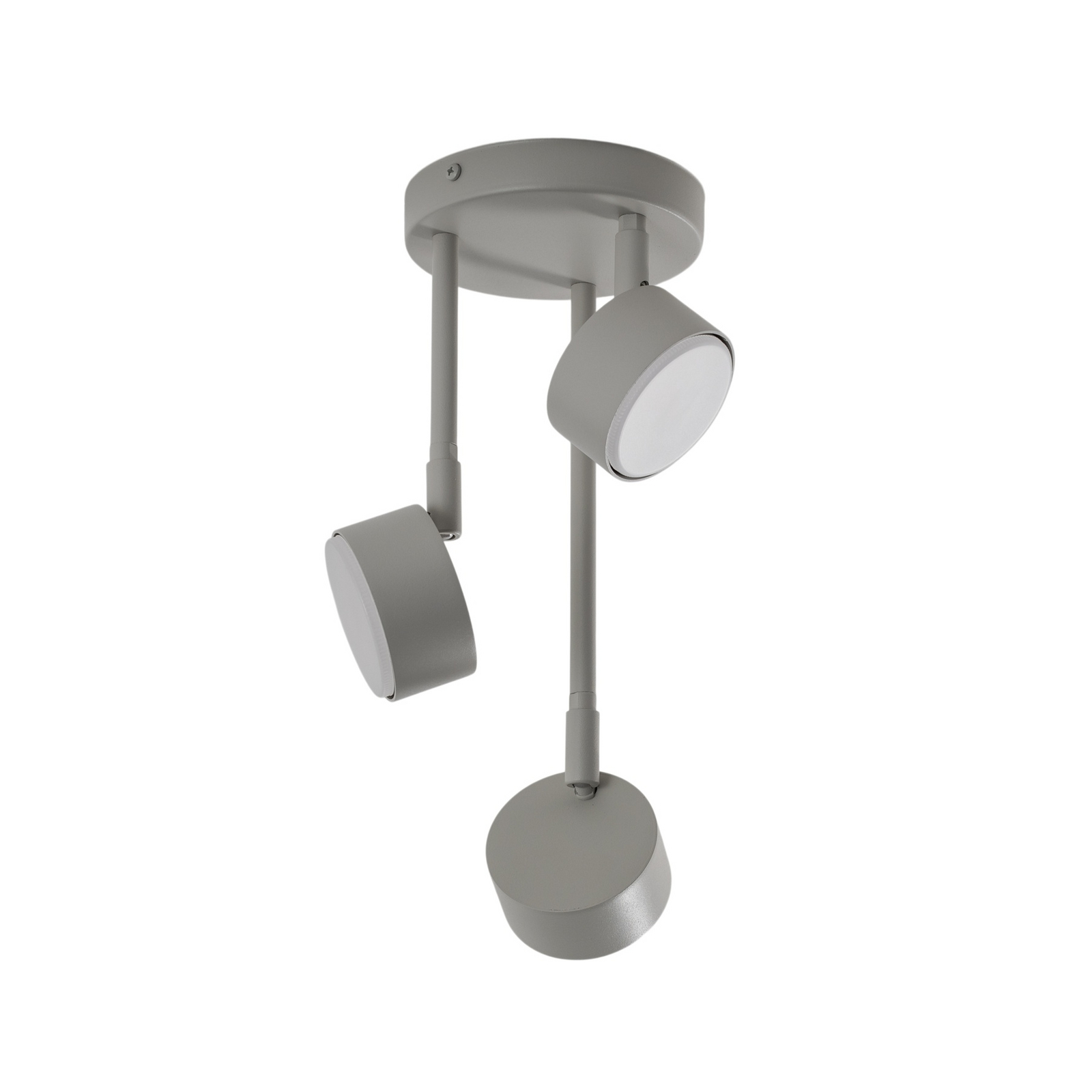 Spot de tavan Nemo, 3 becuri, gri-bej, mobil, GX53