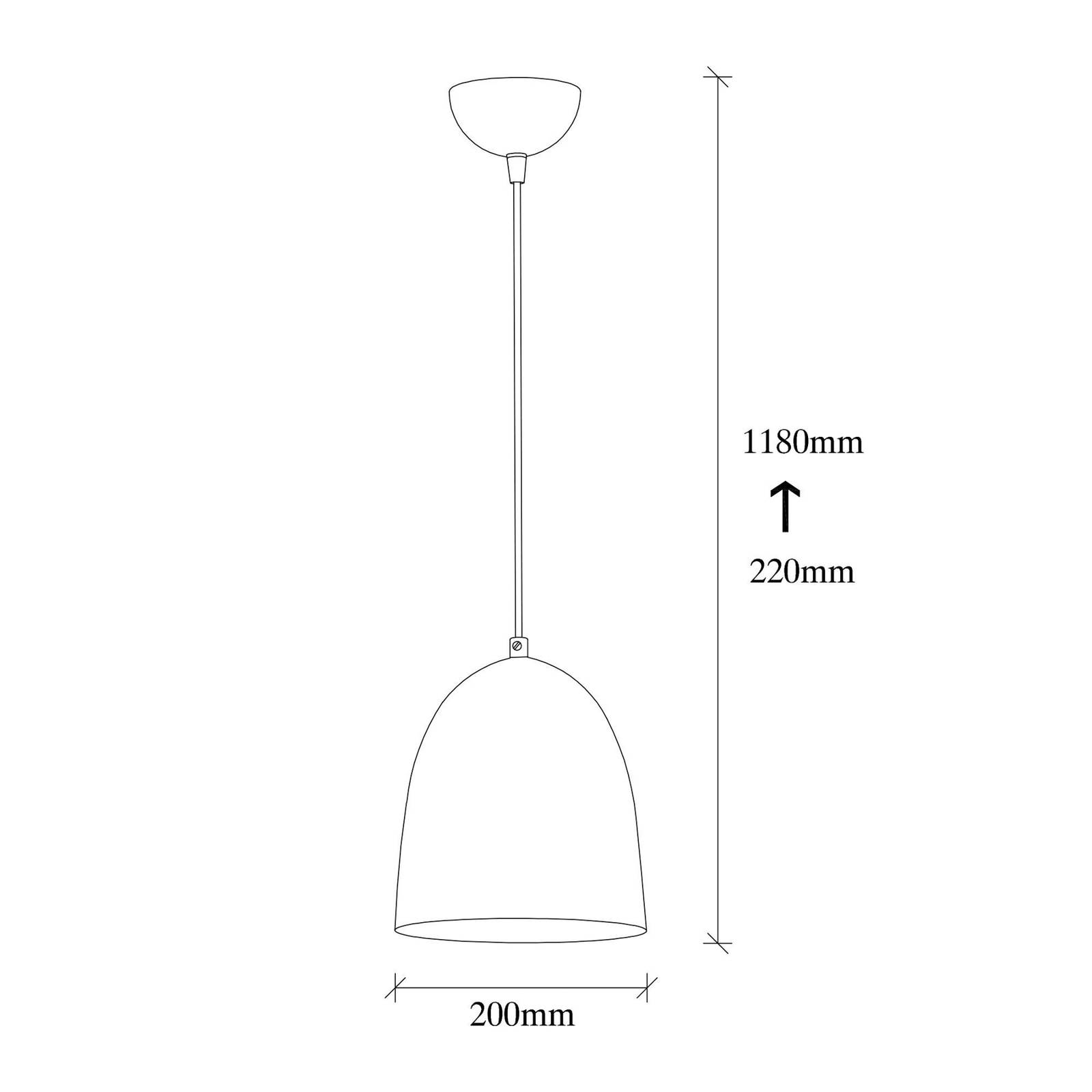 Lampa wisząca Tattoo 2372, złoty antyk, metal, Ø 20 cm