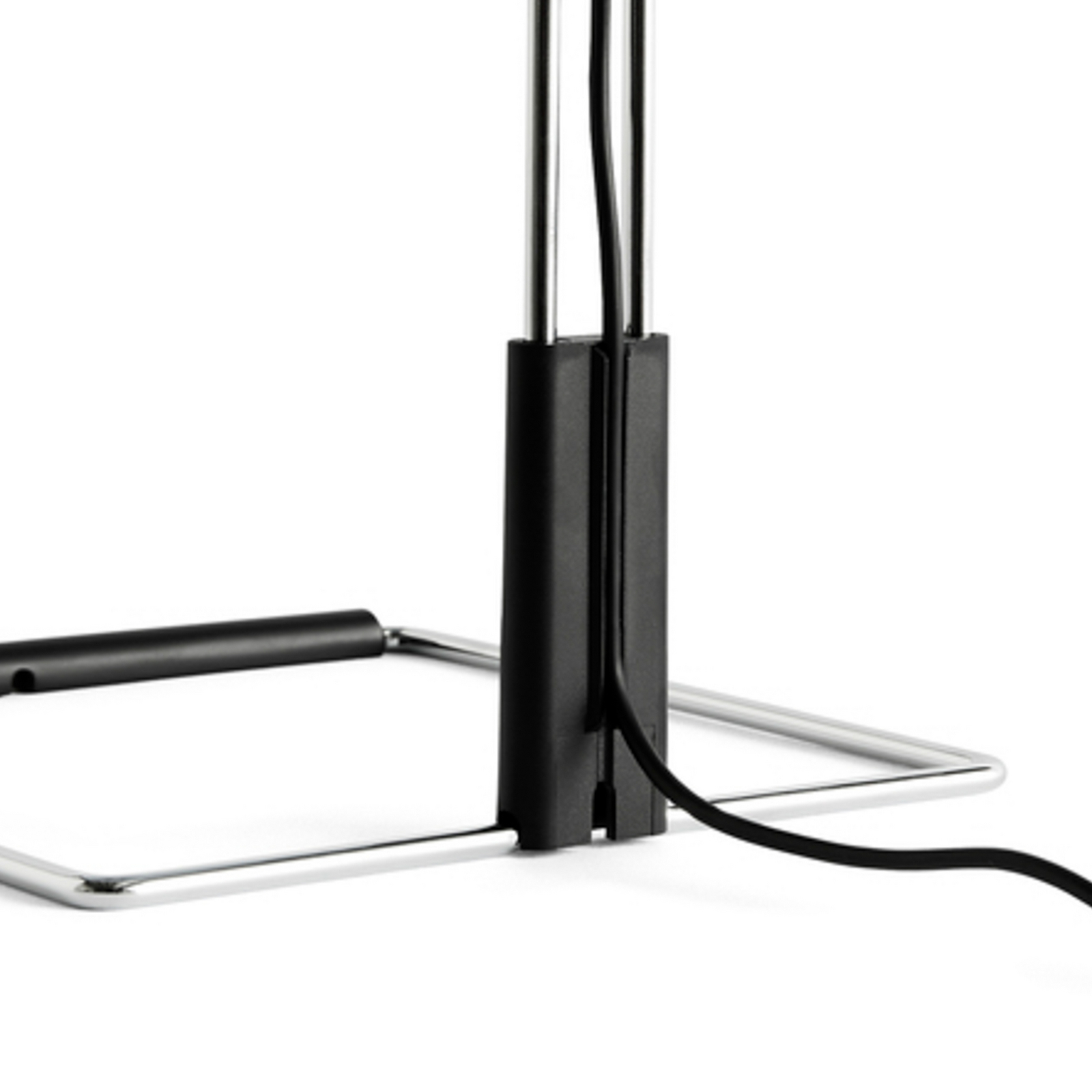 Matin LED table lamp, green/steel, height 38 cm - HAY