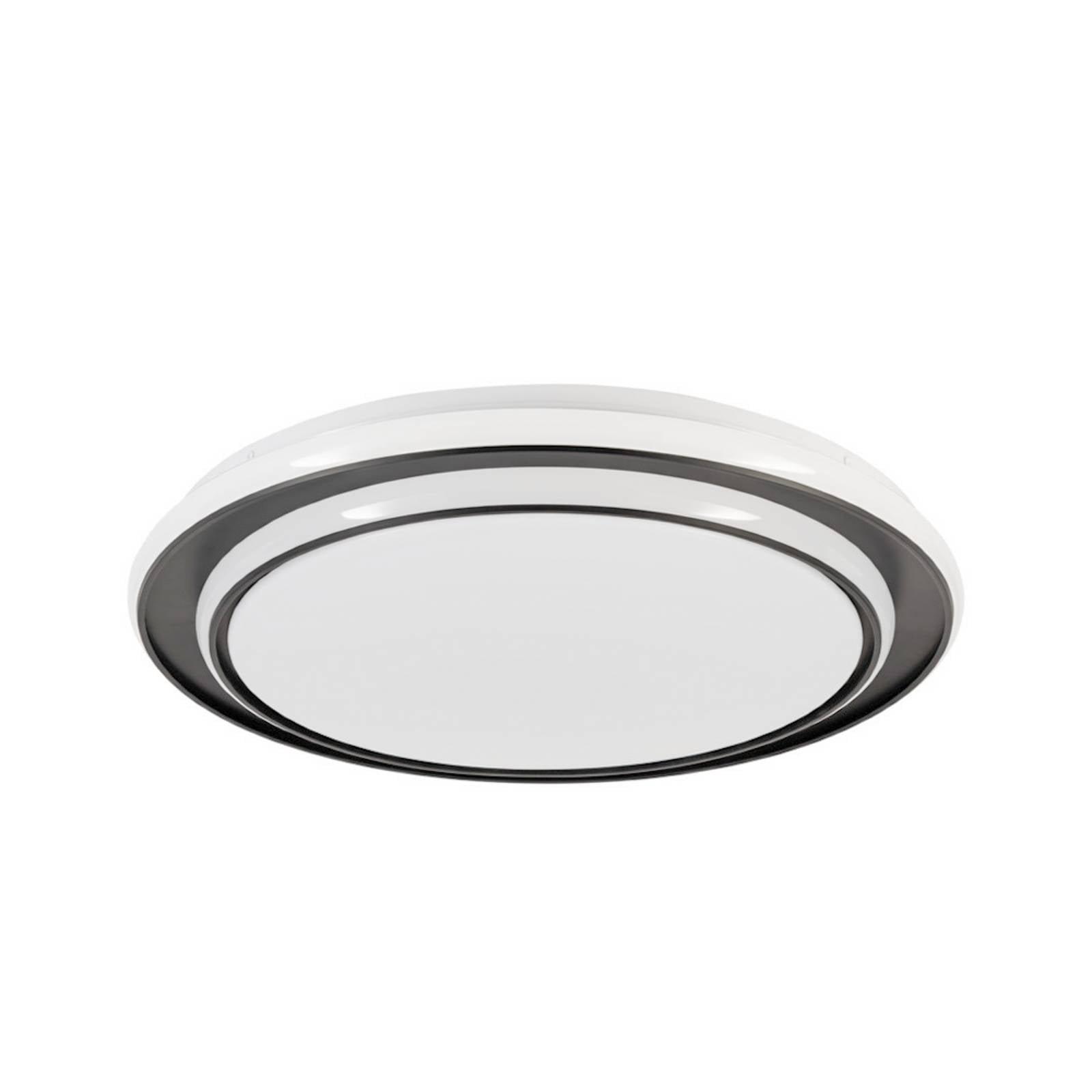 EGLO LED-Deckenleuchte MOSCHETTA, schwarz, Ø 49 cm, CCT