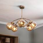 Barbek ceiling light, five-bulb
