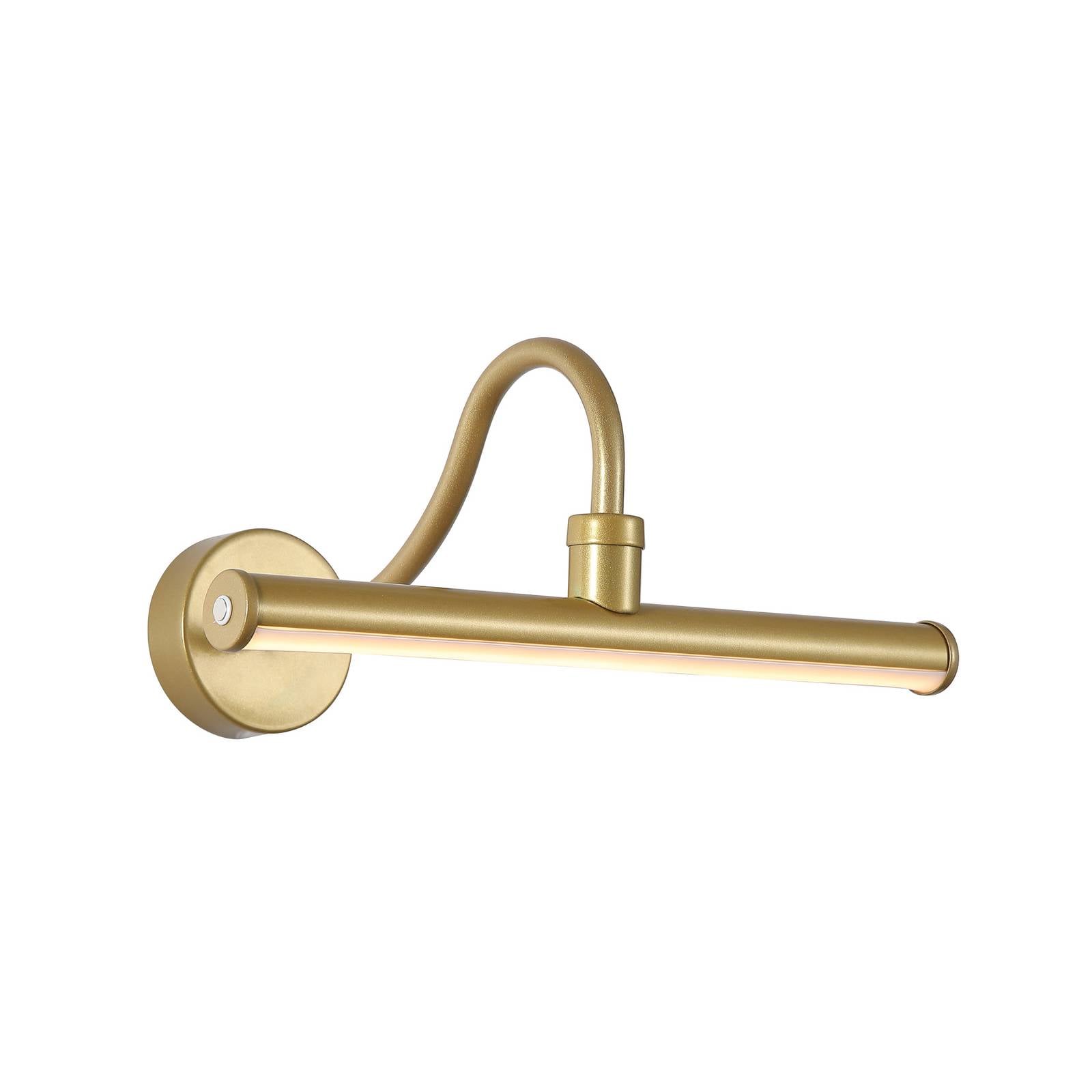 LED-Akku-Wandlampe Vigo, goldfarben, Breite 30 cm, Metall