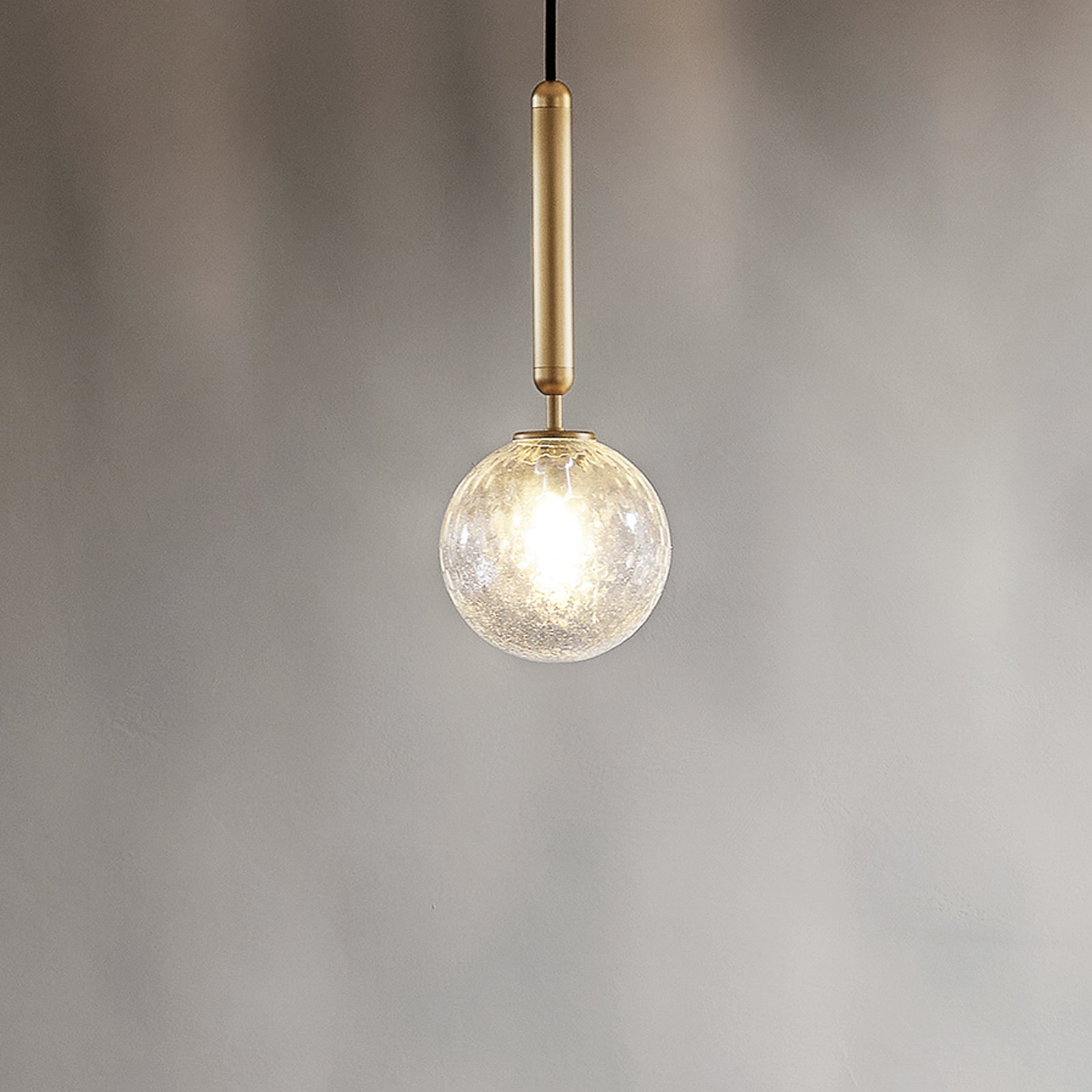 Miira 1 Lustră Pendul Large Brass/Optic Clear - Nuura
