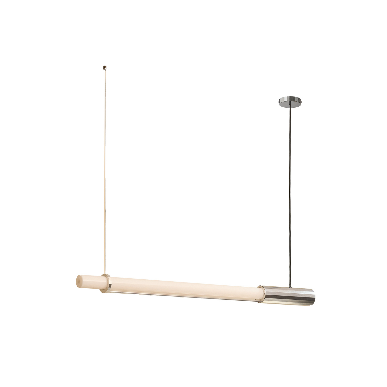 Lampada LED a sospensione In Fine, argento, lunghezza 105 cm - DCW