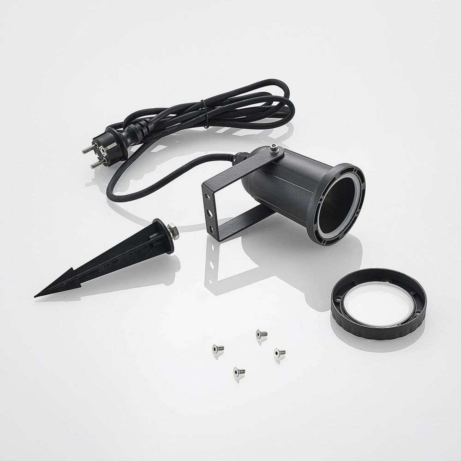 Donnacha Outdoor Spot w/Spike Dark Grey - Lindby