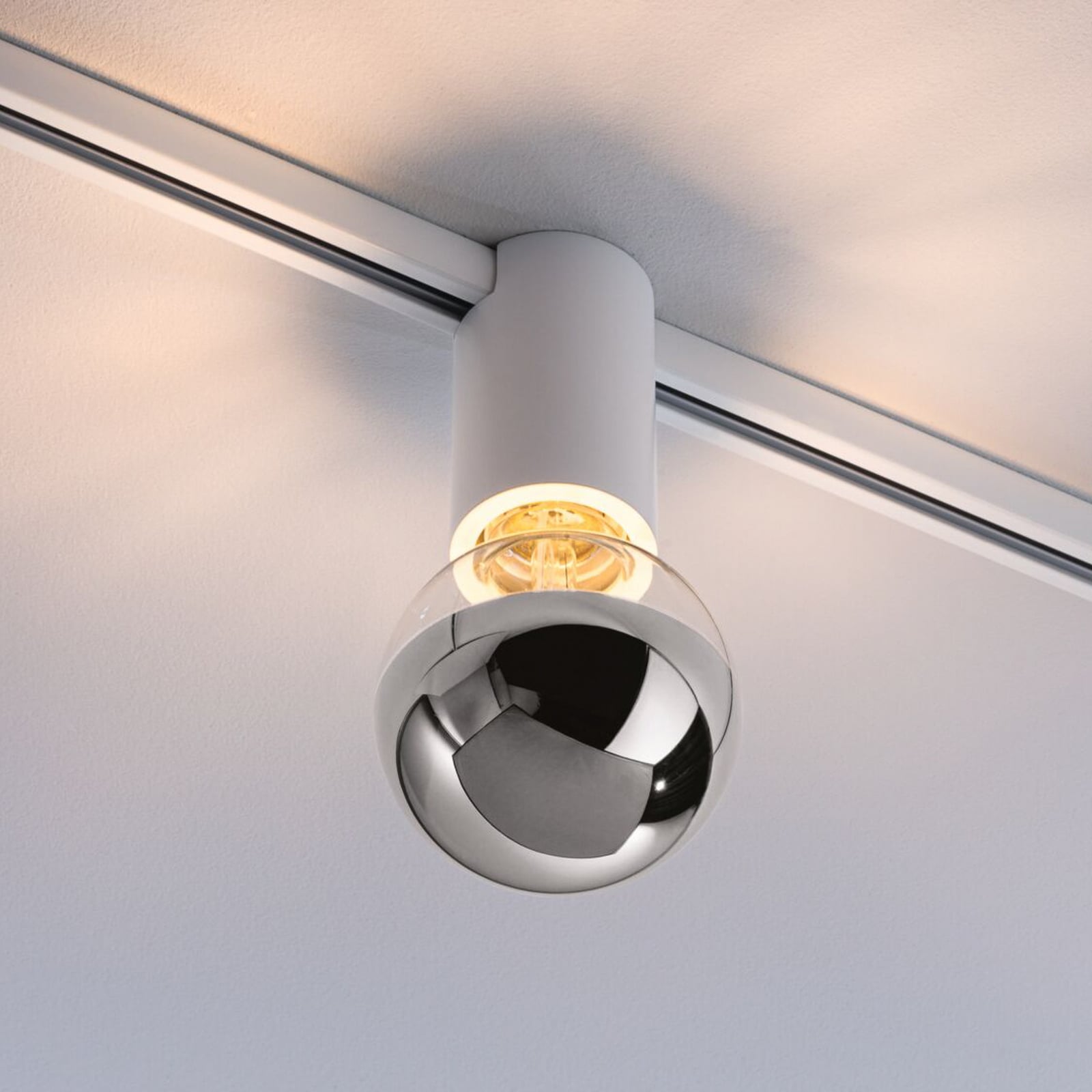 Paulmann URail plafondcontactdoos E27, signaalwit Paulmann URail plafondcontactdoos E27, signaalwit