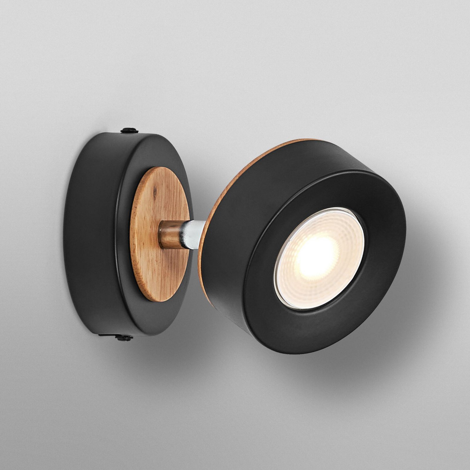 OSRAM LED-Deckenstrahler PLUTO, schwarz, 1 Spot, 3.000 K