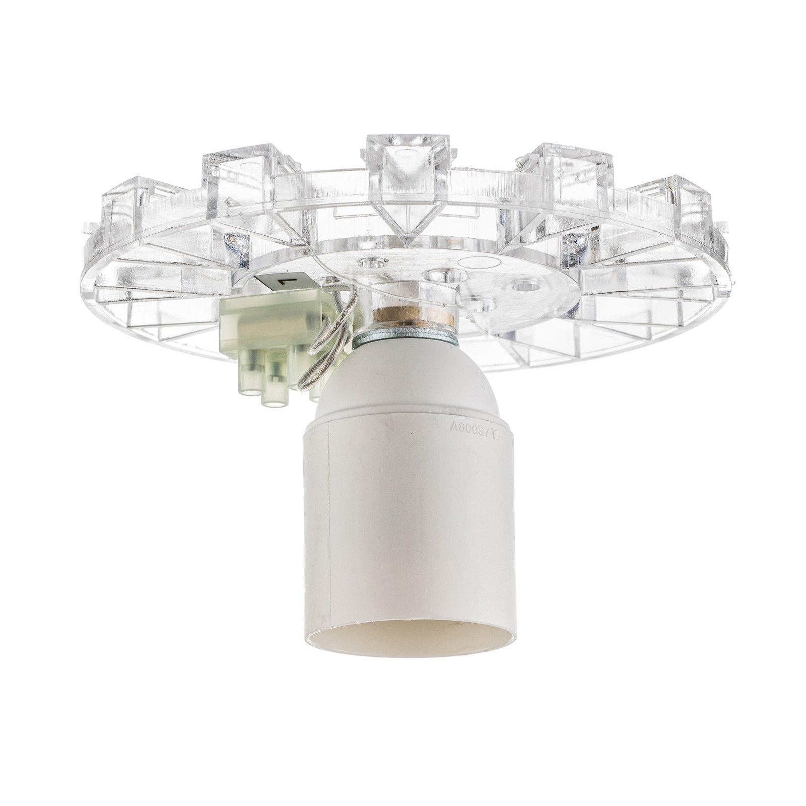 Teti Plafond/Vägglampa Transparent Orange - Artemide