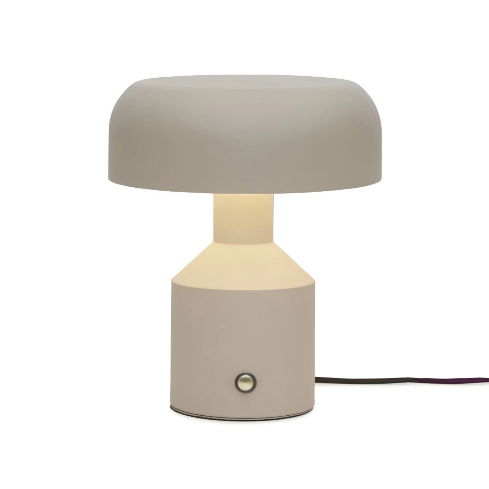 It's about RoMi Stolová lampa Porto, 30 cm, piesková farba, kov