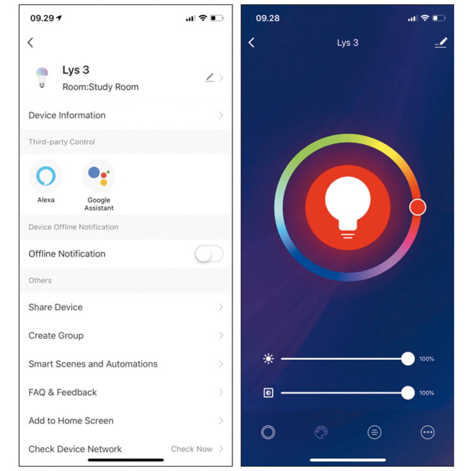 Denver SHL-450 GU10 5W reflektor LED RGBW WLAN