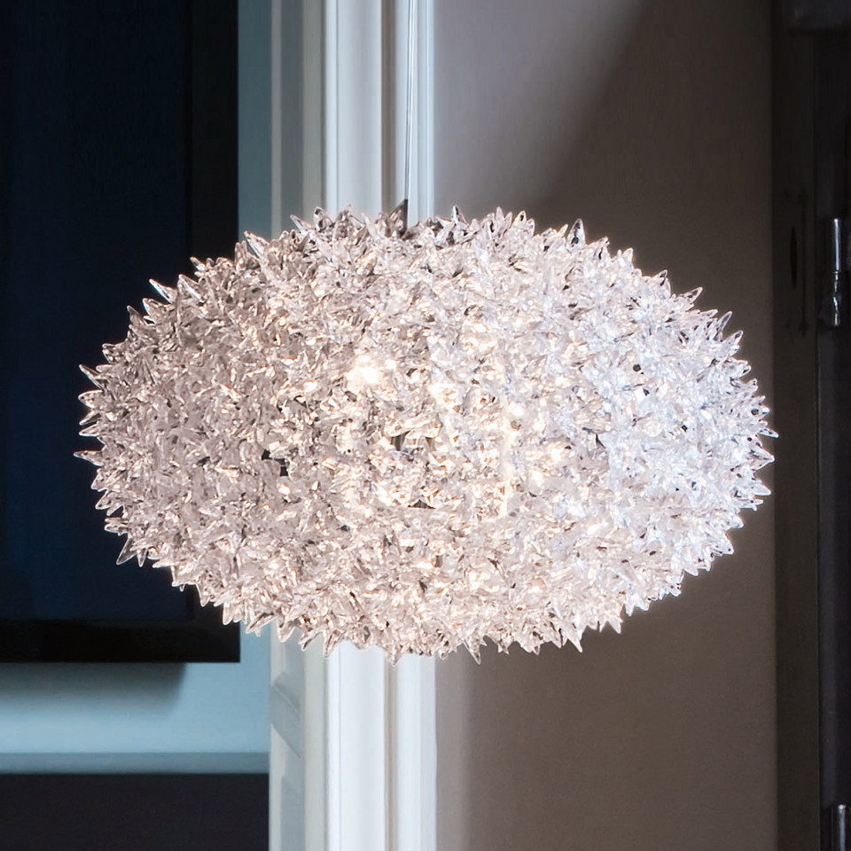 Kartell Bloom S1 Taklampa Crystal, transparent från Kartell