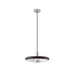 Lampada a sospensione Branford, marrone, Ø 35 cm, metallo, stile retrò - Lindby