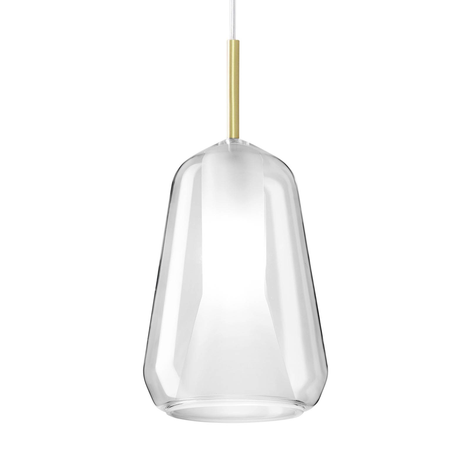 X-Ray hanging light, narrow cone shape clear