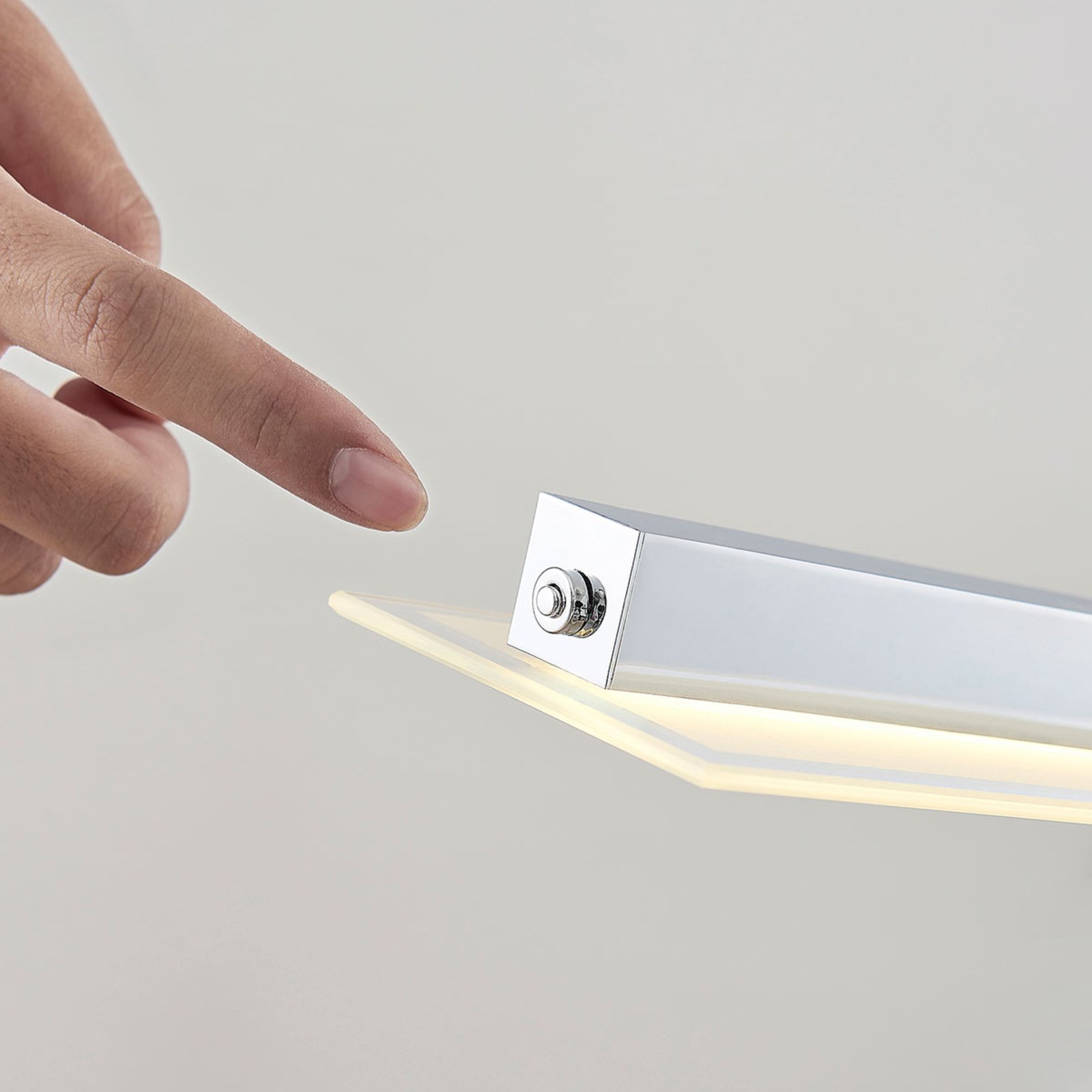 LED-Balkenpendellampe Sladja mit Touchdimmer