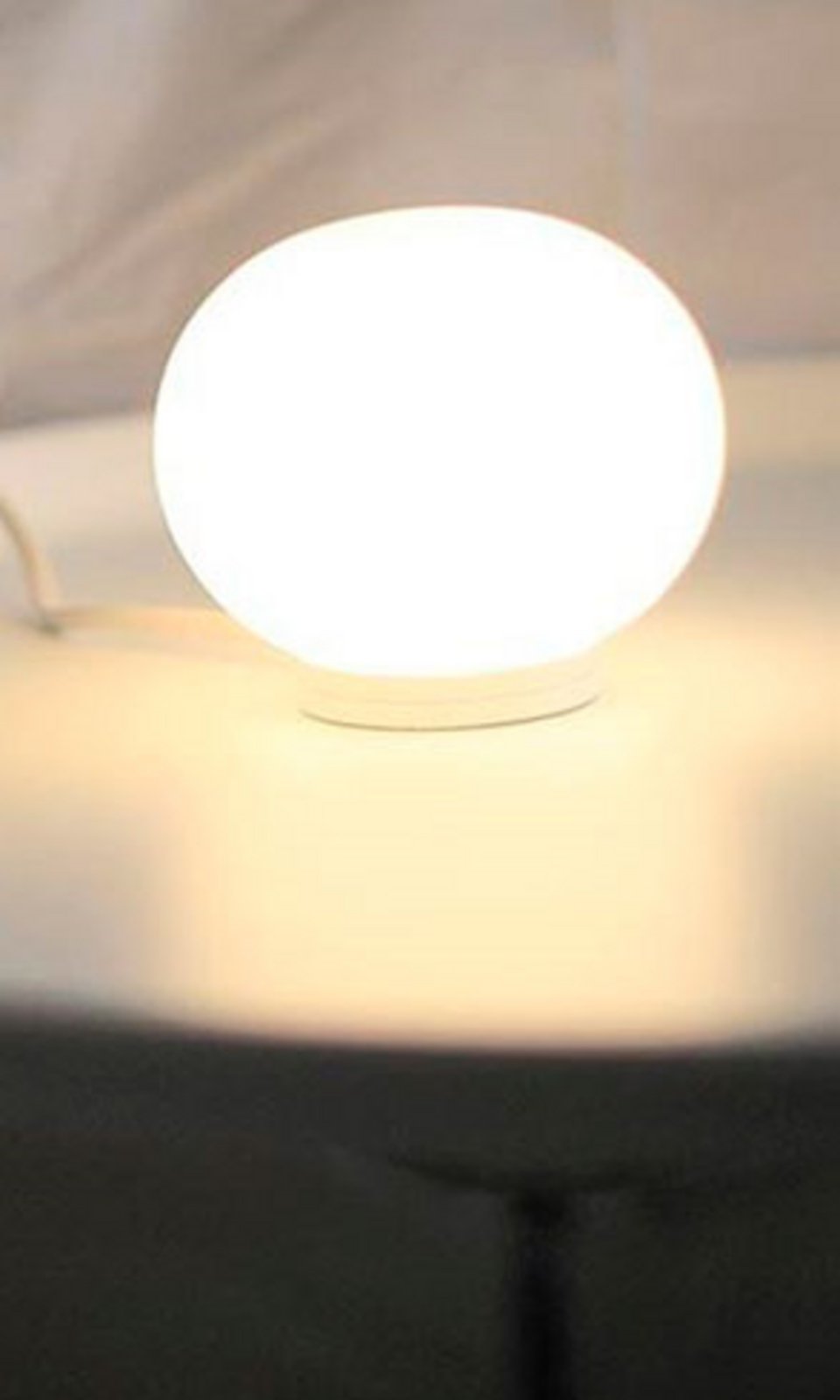 Glo-Ball Mini T Lampă de Masă fără Dimmer White - Flos