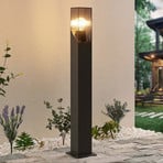 Lucande Fiola path light, 80 cm, anthracite, IP54