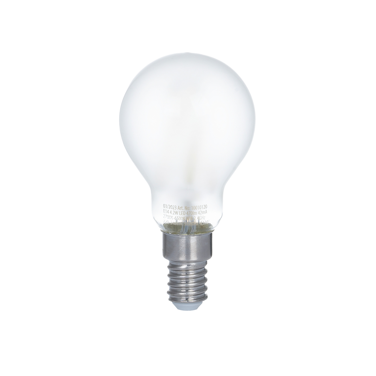 LUUMR Smart LED druppellamp, set van 3, E14, 4.2W, mat, Tuya