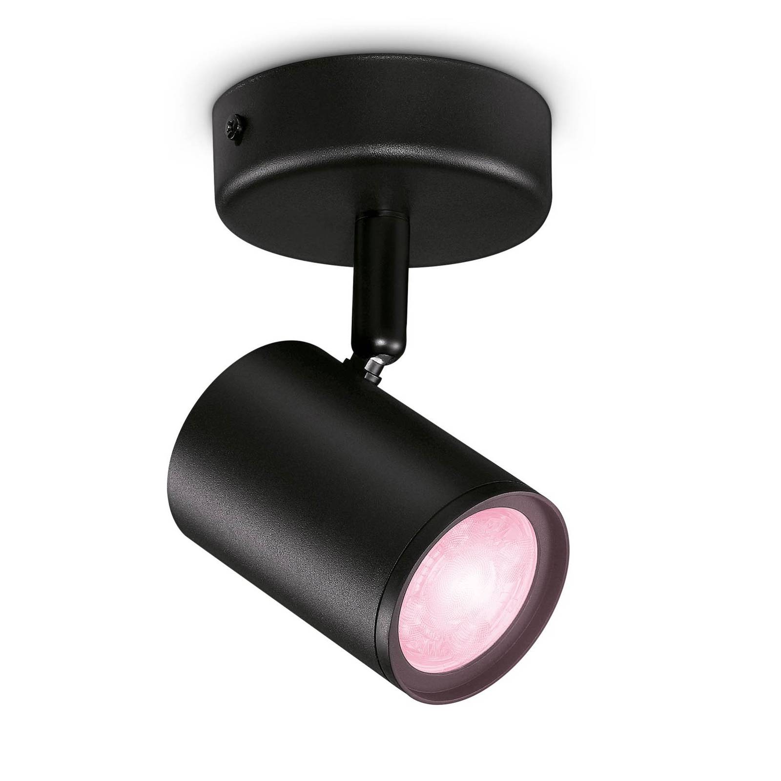WiZ Imageo spot LED, 1 lampe, RVB, noir