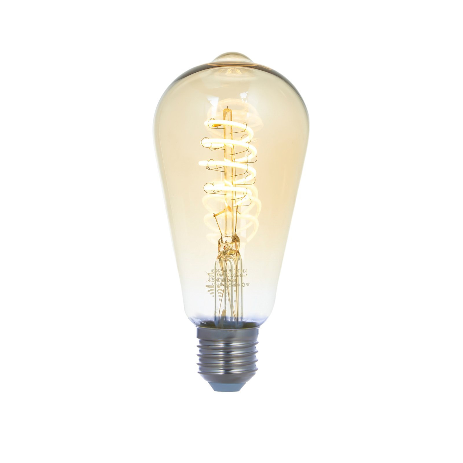 LUUMR Smart LED bulb E27 ST64 amber 4.9W Tuya WLAN
