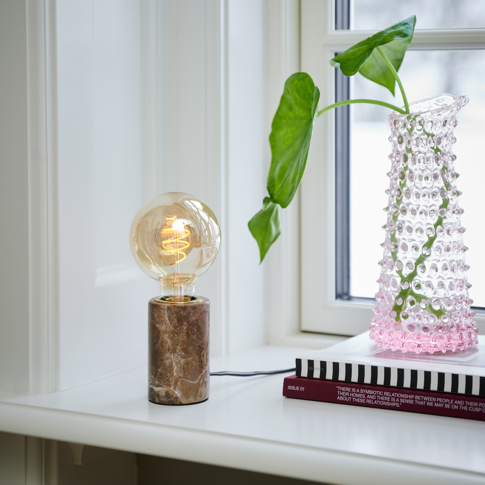 Siv Tischleuchte Brown/Marble - Nordlux