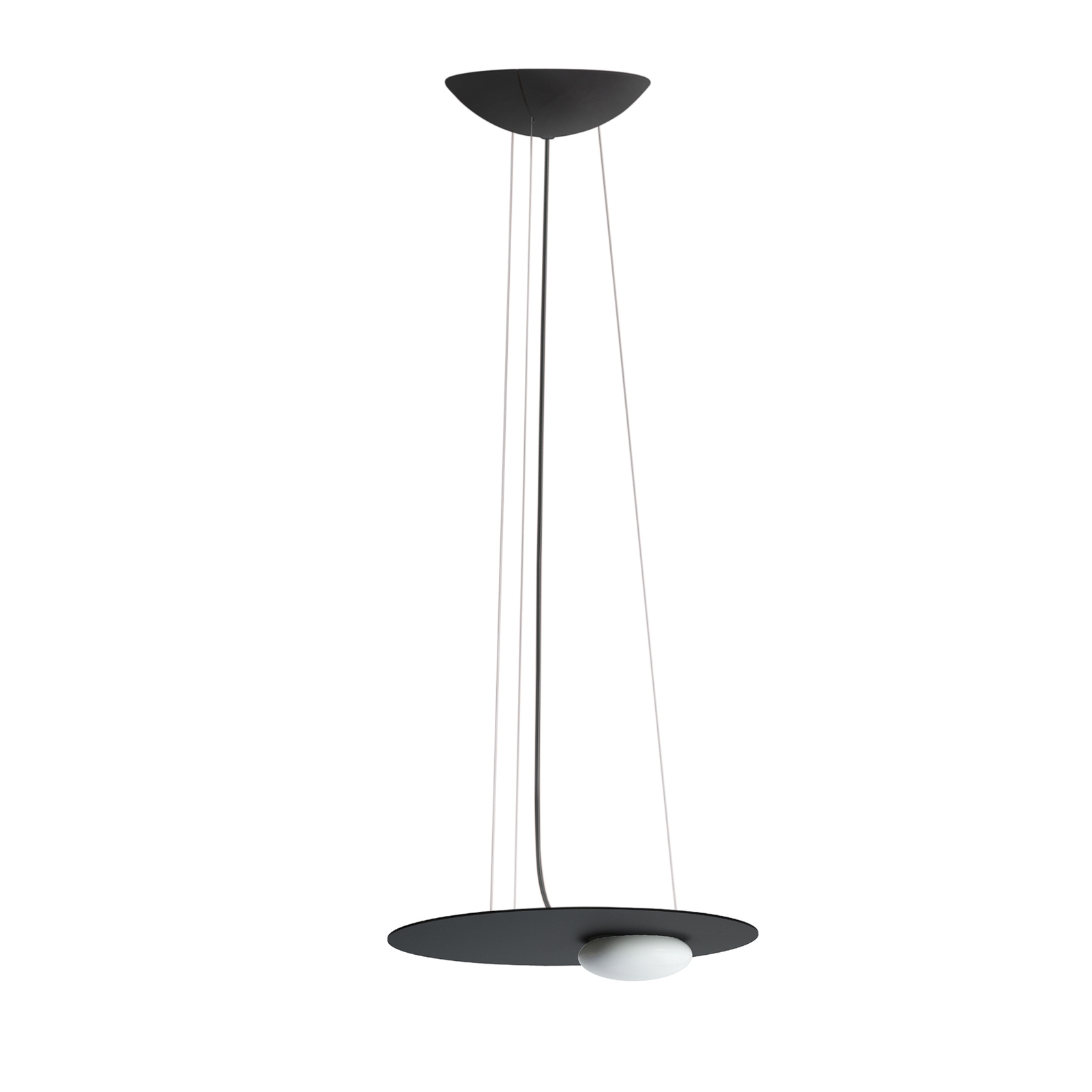 Axolight Kwic LED hanglamp, zwart 36cm