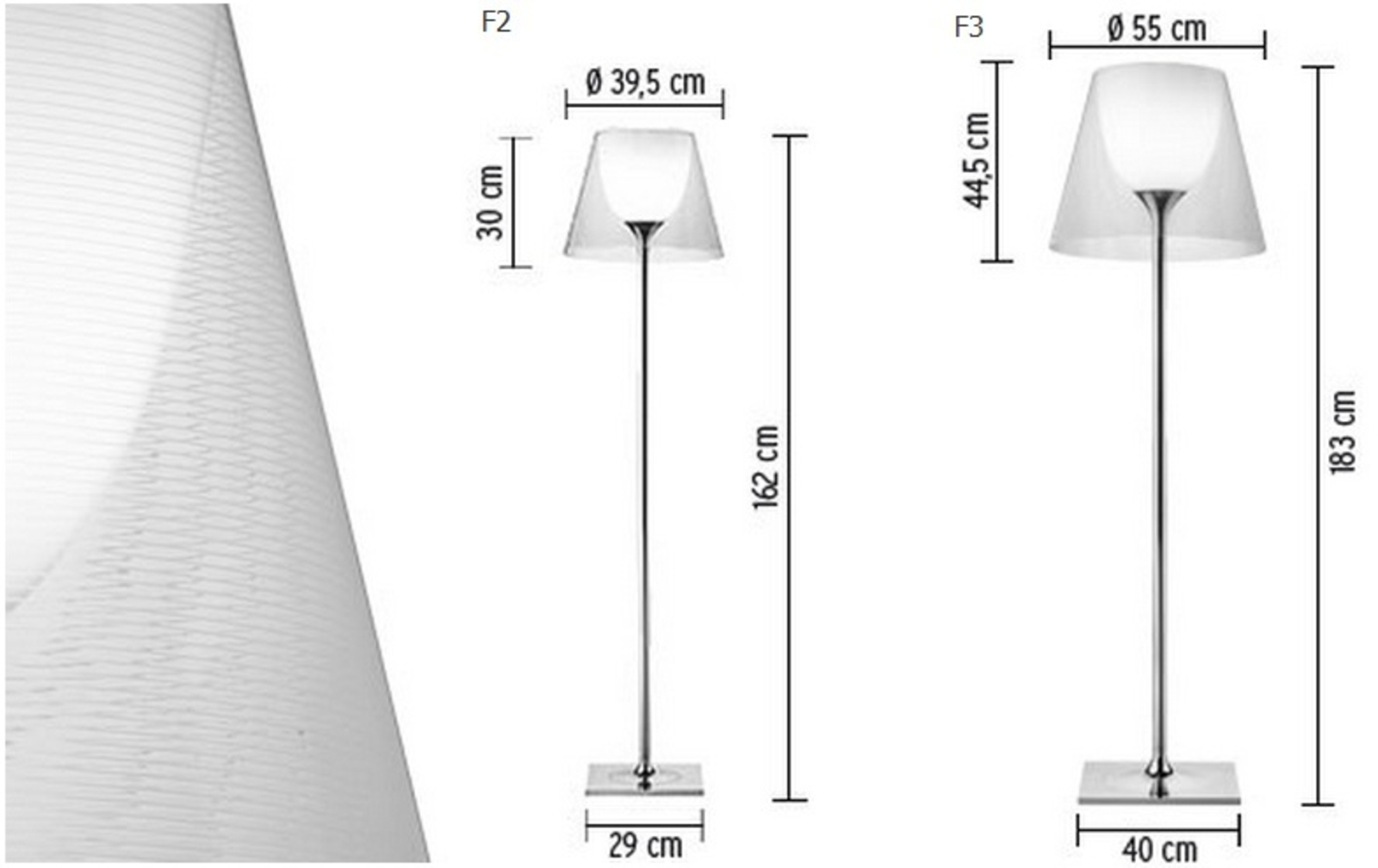 KTribe F3 Lampadar Transparent - Flos